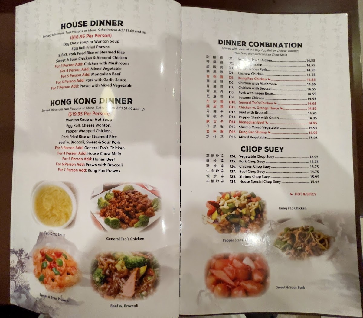 Menu New China Two-6