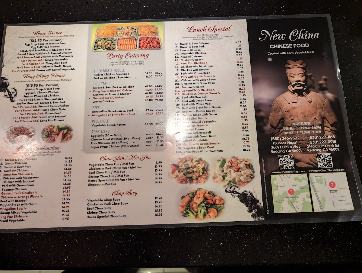 Menu New China Two-7